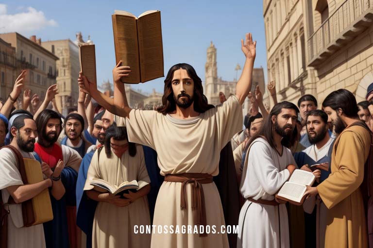 jesus-multidao-contos-sagrados-historia-da-biblia-frases-narrativas