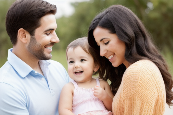 Casal feliz praticando métodos naturais de planejamento familiar